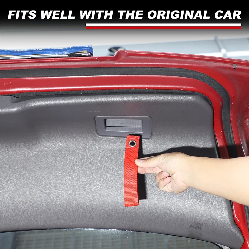 

For Toyota Celica 1999-2005 Fabric Red Car Tailgate Handle Rope ecoration Car Interio rmodifications Accessories