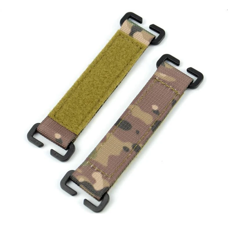 Molle Vest accesories Tactical Patches Adapter Backpack MOLLE Hook&Loop Panel Converter Ribbon Strip For Attching ID Patches