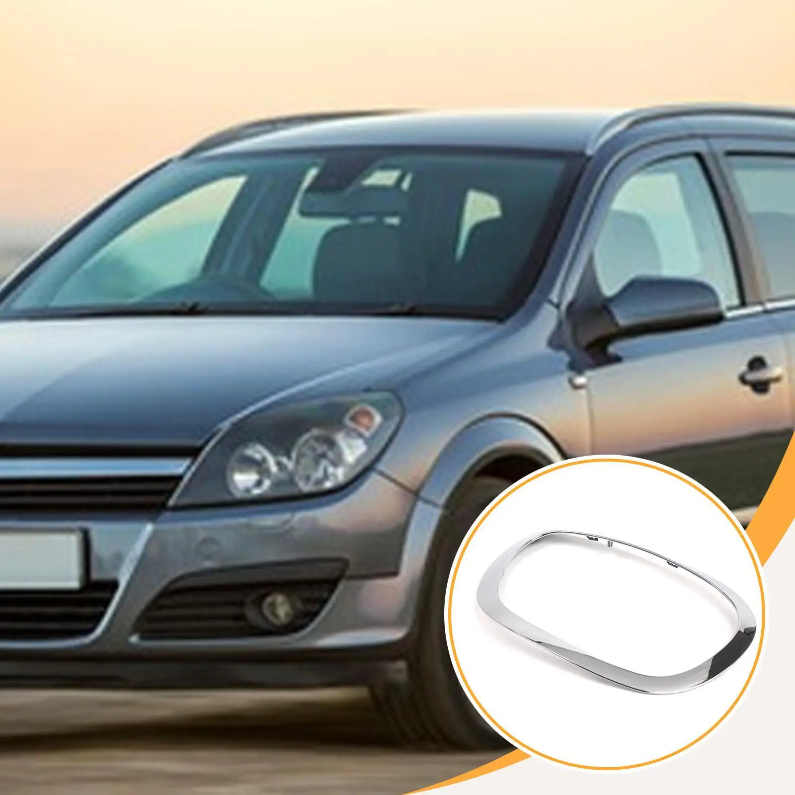 

51137388118 Headlight Bezel Easy Installation Spare Parts Replaces Car