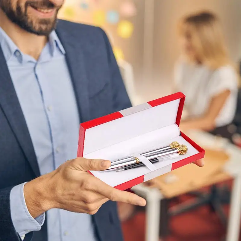 قلم كرة الجولف، أقلام تدوين الملاحظات، ديكور سطح المكتب، أدوات توقيع الكتابة المحمولة لتدوين الملاحظات اليومية