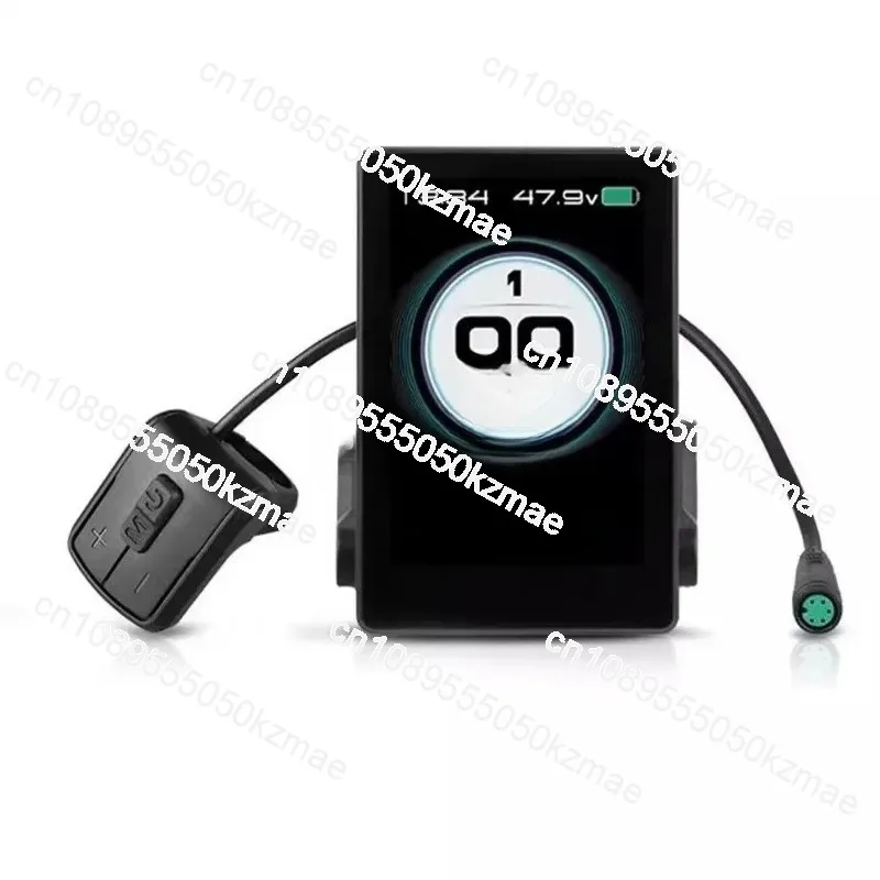 Motor 860C LCD color display, multi-language theme switch, 36V 48V electric bicycle speedometer
