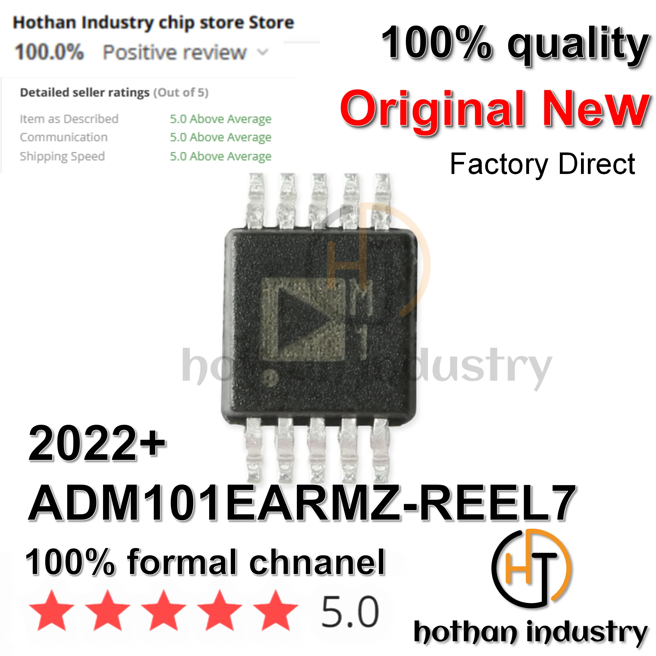 [1-10pcs] ADM101EARMZ-REEL7 ADM101EARMZ  RS-232 Interface IC SINGLE CHANNEL, 5V RS-232 I.C.