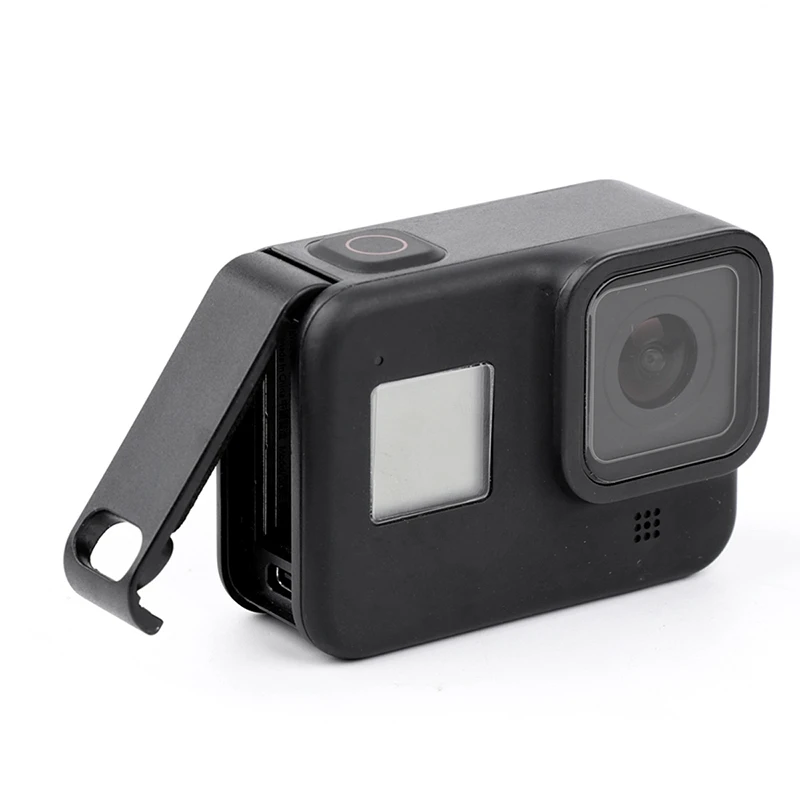 Für gopro hero8 batterie abdeckung wiederauf ladbare port design schutzhülle für gopro sport kamera zubehör