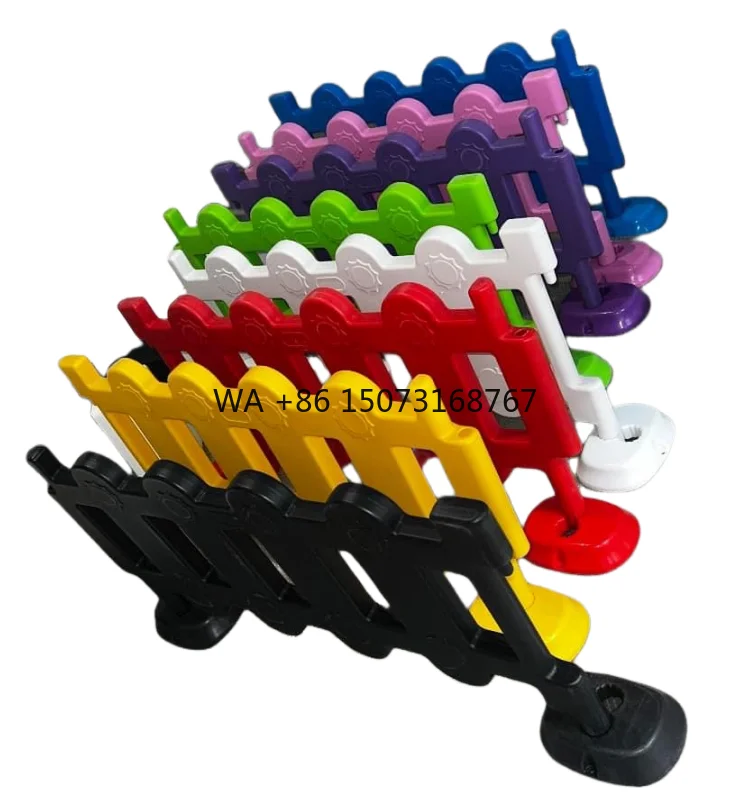 White Indoor Playground Plastic Backyard Playpen Soft Play Fence for Kids