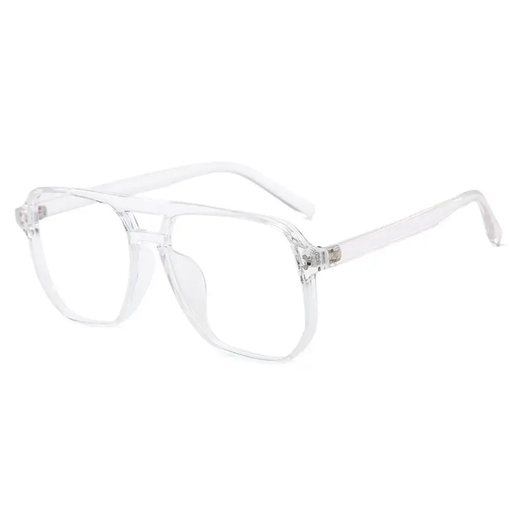 Transparent Computer Glasses Frame Women Men Anti Blue Light Square Eyewear Blocking Glasses Optical Spectacle