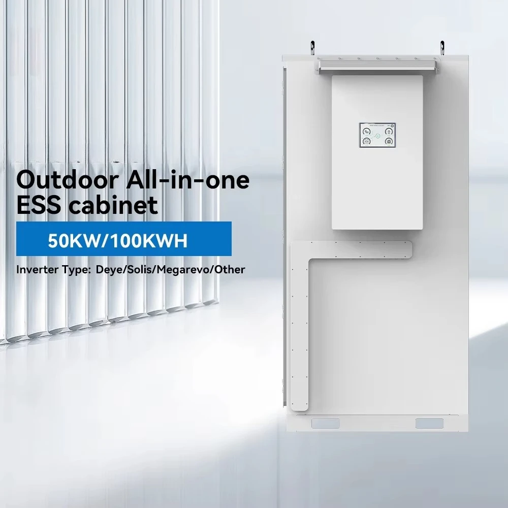 نظام تخزين الطاقة الشمسية العاكس الهجين الصناعي 100KW 200kWh LiFePO4 بطارية ليثيوم أيون تخزين شبكة تبريد الهواء Lovsun