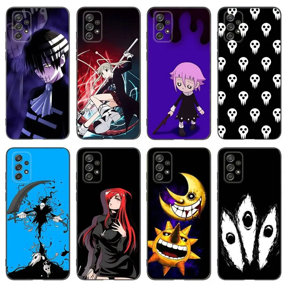 

S-Soul Anime E-Eater Phone Case For Samsung Galaxy A 91,80,73,72,53,52,51,22,5G,Plus,J,Note Soft Black Cover
