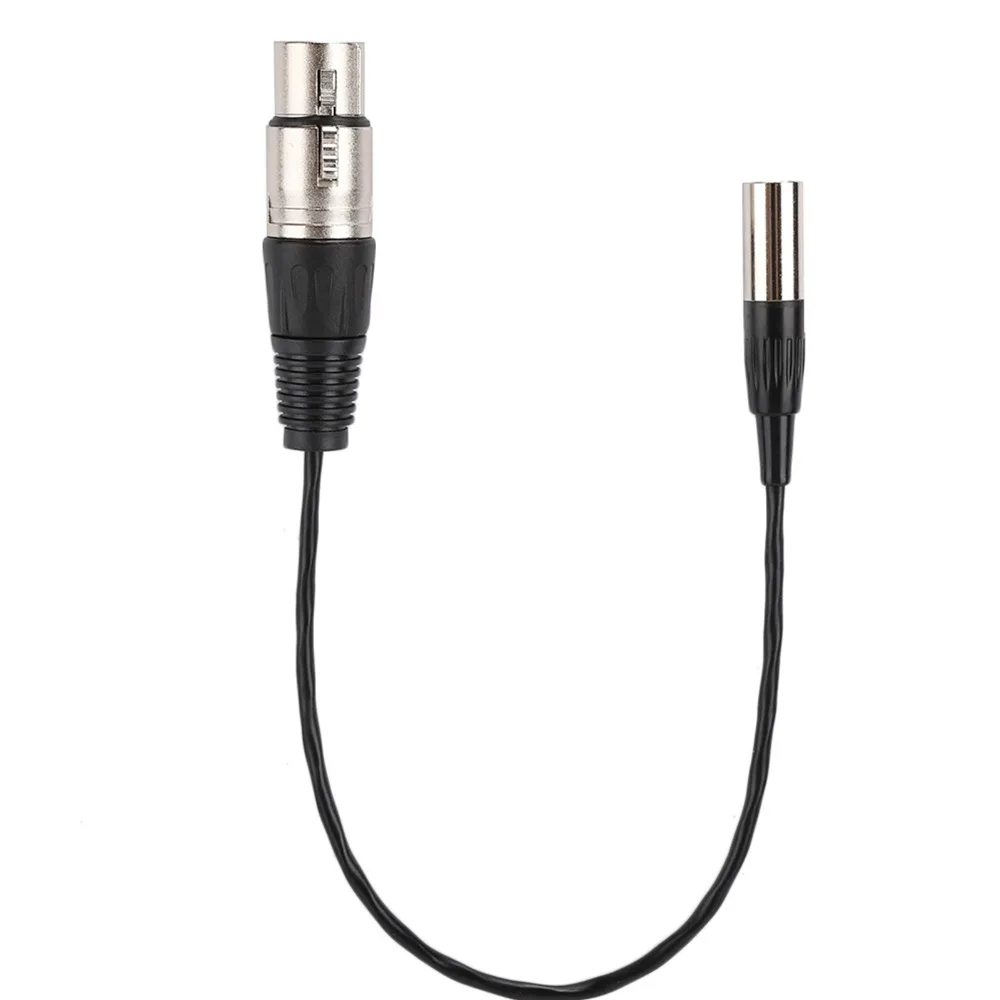 Aluminum Foil Shielded Mini XLR 3pin to XLR 3pin Female Copper Wire Male/ Female to Female Microphone Cable Daily Use