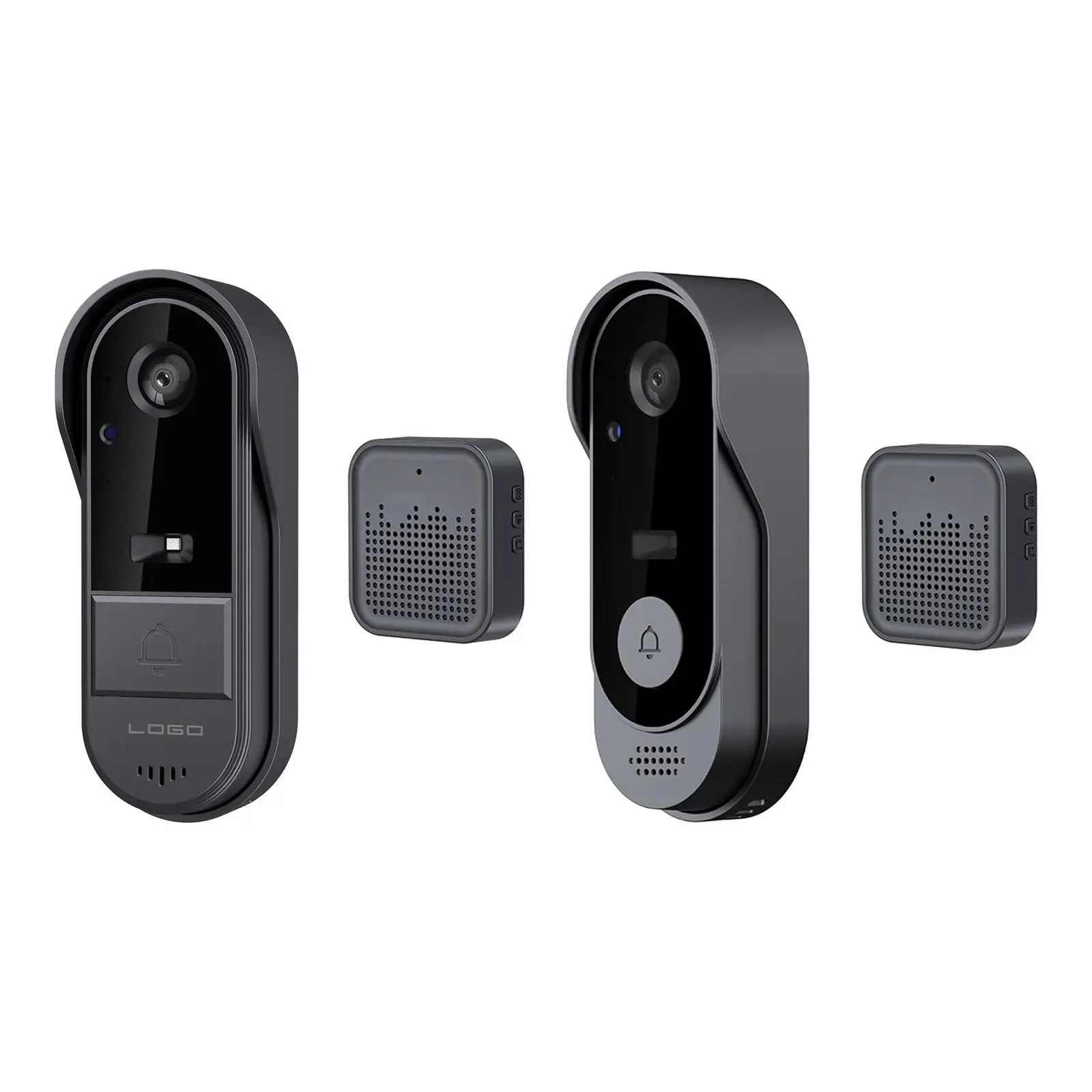 

Doorbell Camera Waterproof Sturdy 166° Wide View Video Doorbell Night Vision for Home Outdoor Apartments All Weather Conditions