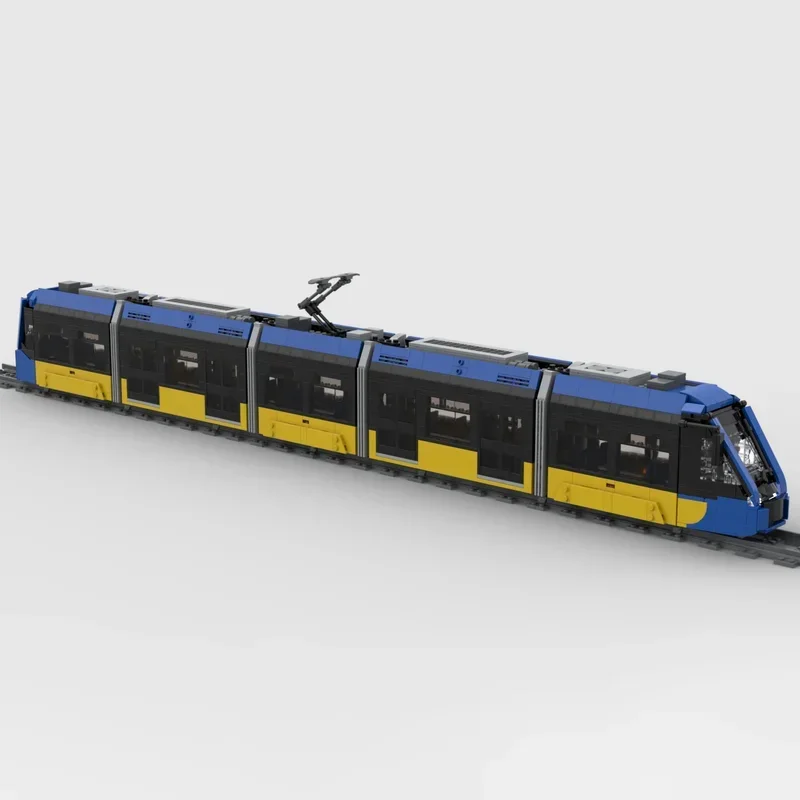 مكعبات بناء موك سلسلة 8000، نموذج قطار سكة حديدية، قطع تقنية للتجميع الذاتي، ألعاب بناء هدايا للعطلات