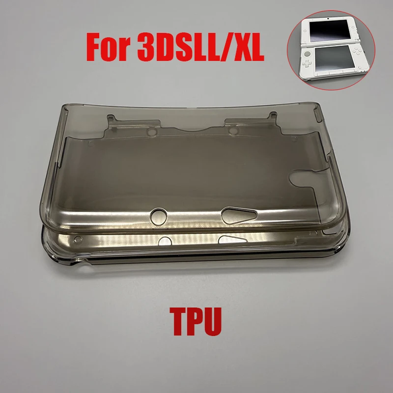 1 szt. Wysokiej jakości silikonowa osłonka TPU do konsoli New 3DS LL/NEW 3DS XL, miękka, kryształowa obudowa ochronna na konsolę do gier. — zdjęcie produktu 5