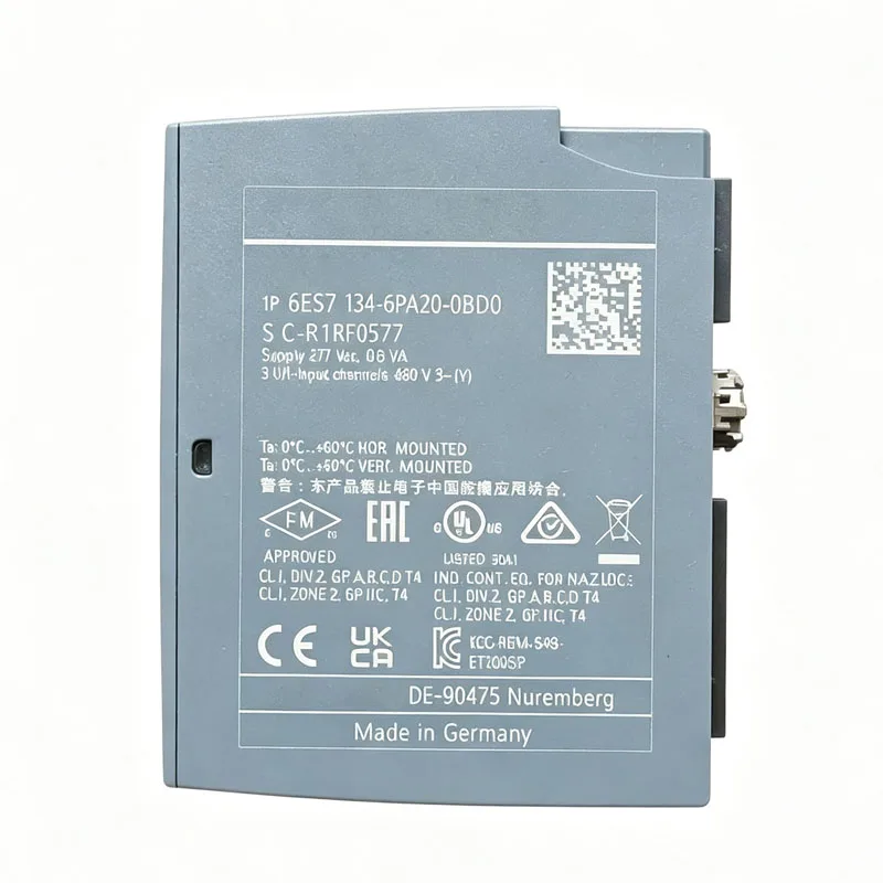6ES7134-4GB11-0AB0 Analog input module 6ES7134-6PA20-0BD0 Electric energy metering module