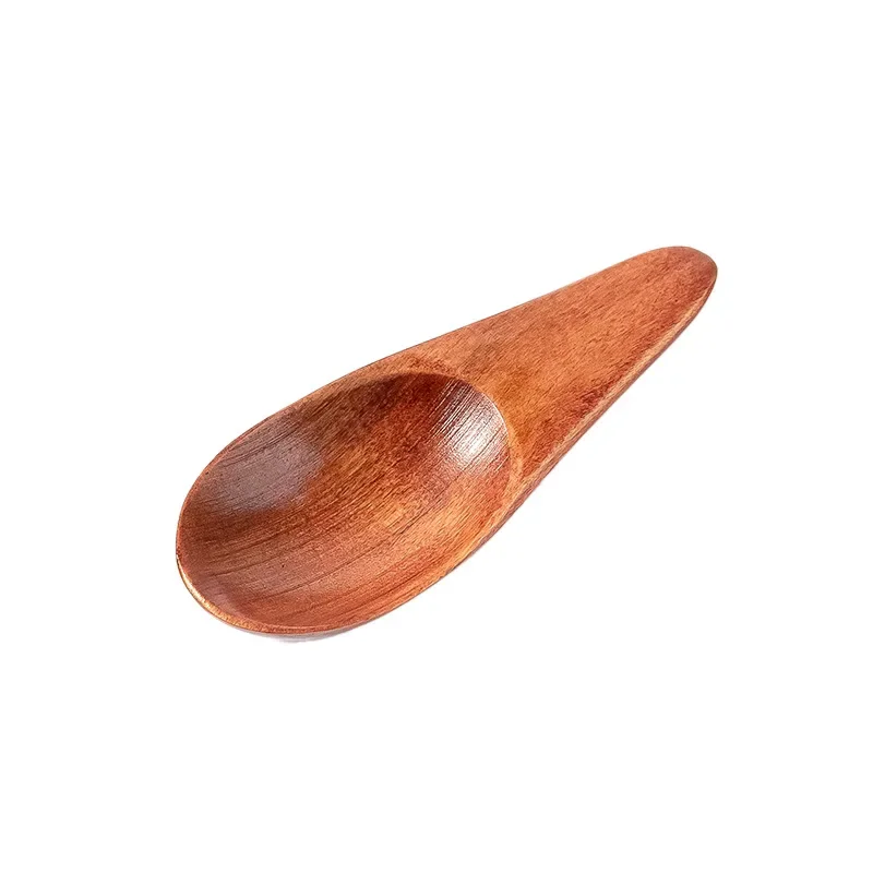 Mini Creative Tea Spoon Short Handled Small Wooden Coffee Spoon Spice Salt Milk Powder Spoon Wholesale