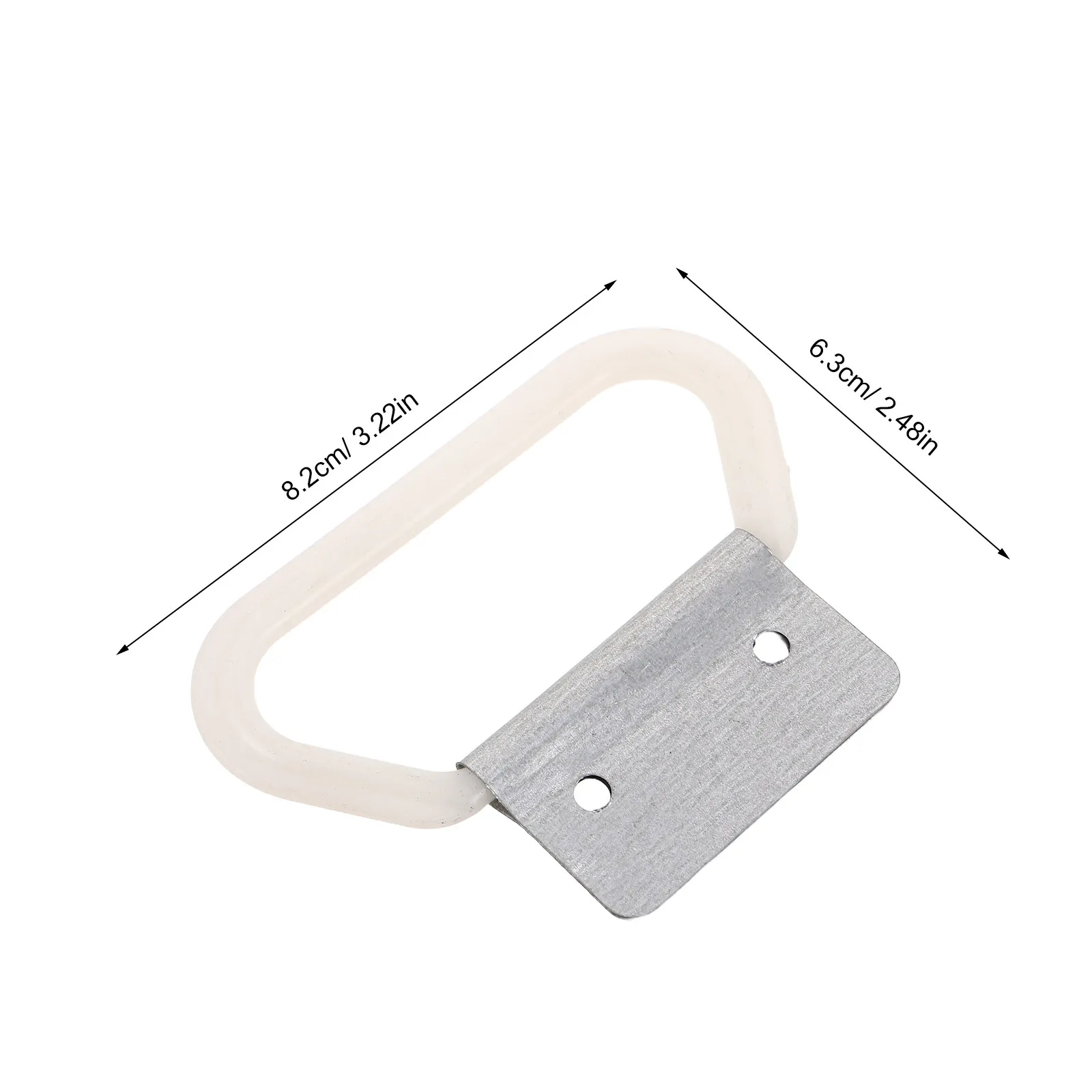 10Pcs Heavy Duty Metal Trash Can Handle Replacement for Outdoor Garbage Bin Bucket Tool Box Chest Weatherproof Non Slip Easy