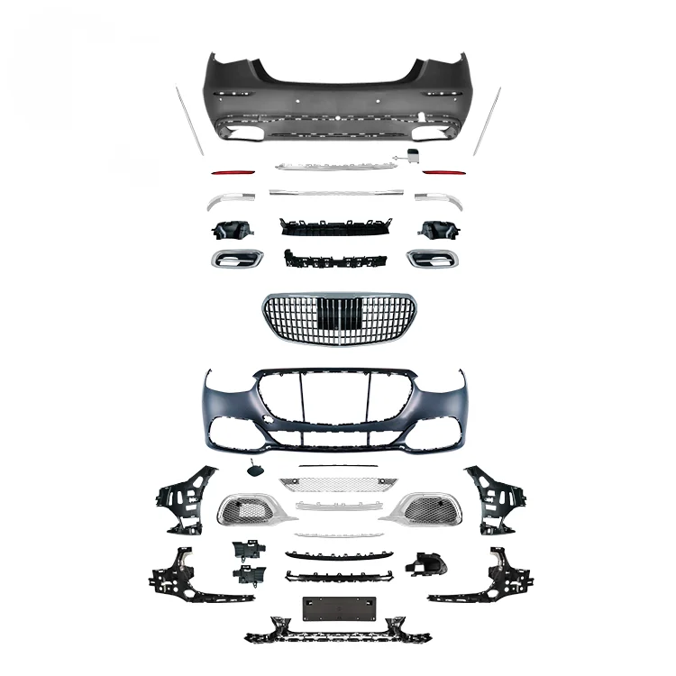 Body Kit for - S-Class W223 Upgrade to  Style Front and Rear Bumpers Taillights Auto Car Parts  Style