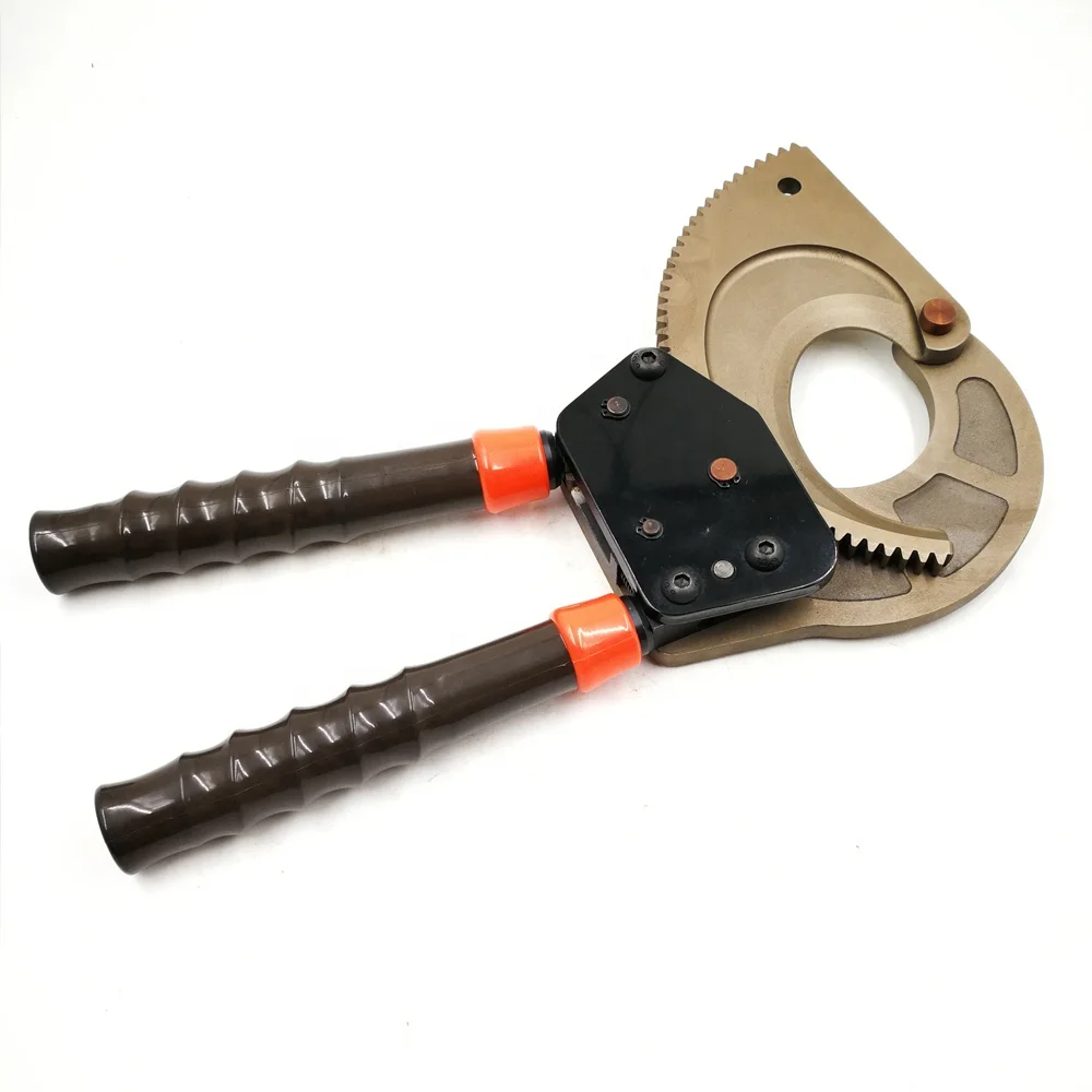 

Customizable Hot Copper Manual Cable Cutting Machine Electrical Scissors with Ratchet Inserts