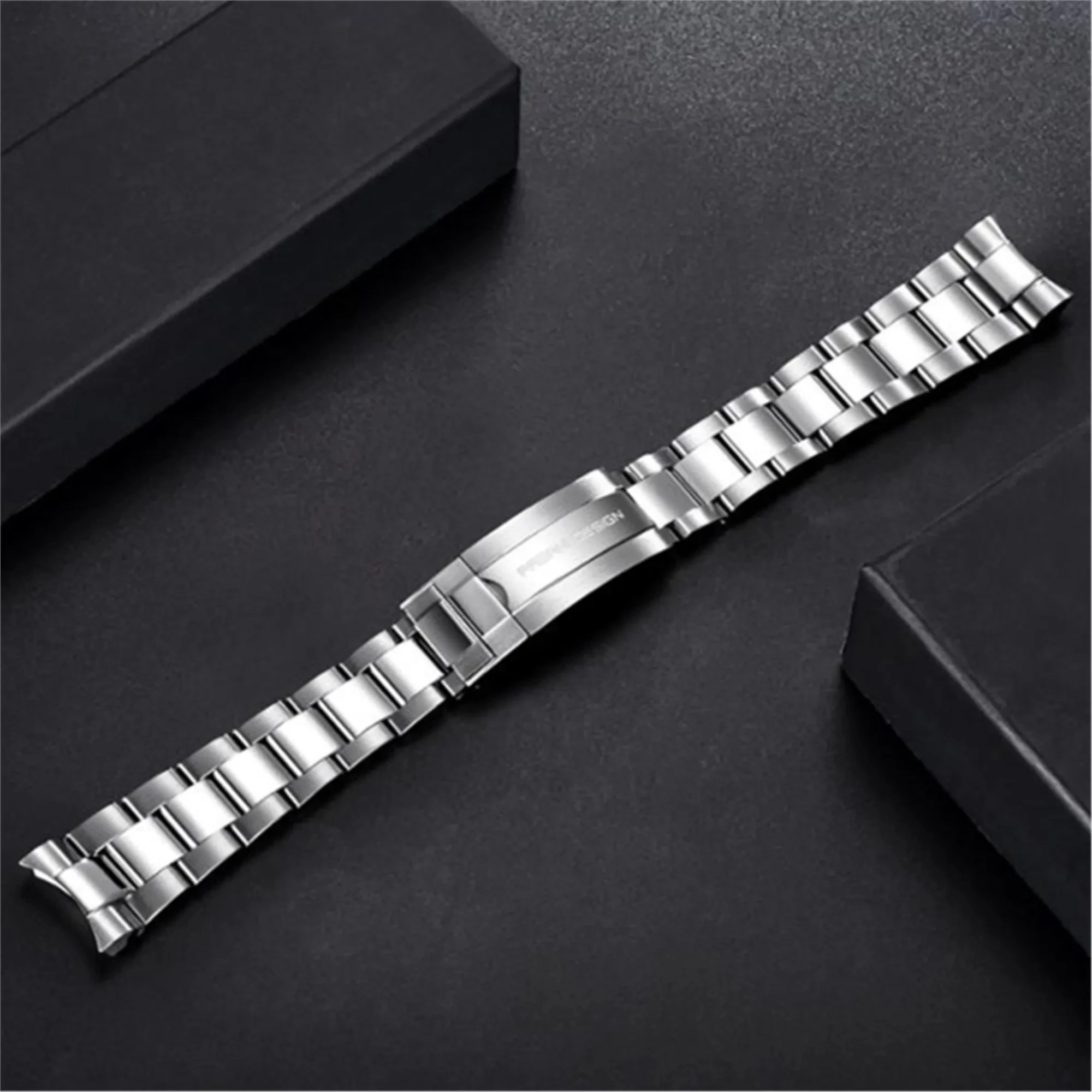 PAGANI DESIGN Original Brand 316L Stainless Steel Strap For PD1661,PD1662,PD1651 Watch Durable 20MM Wide And 200MM Long