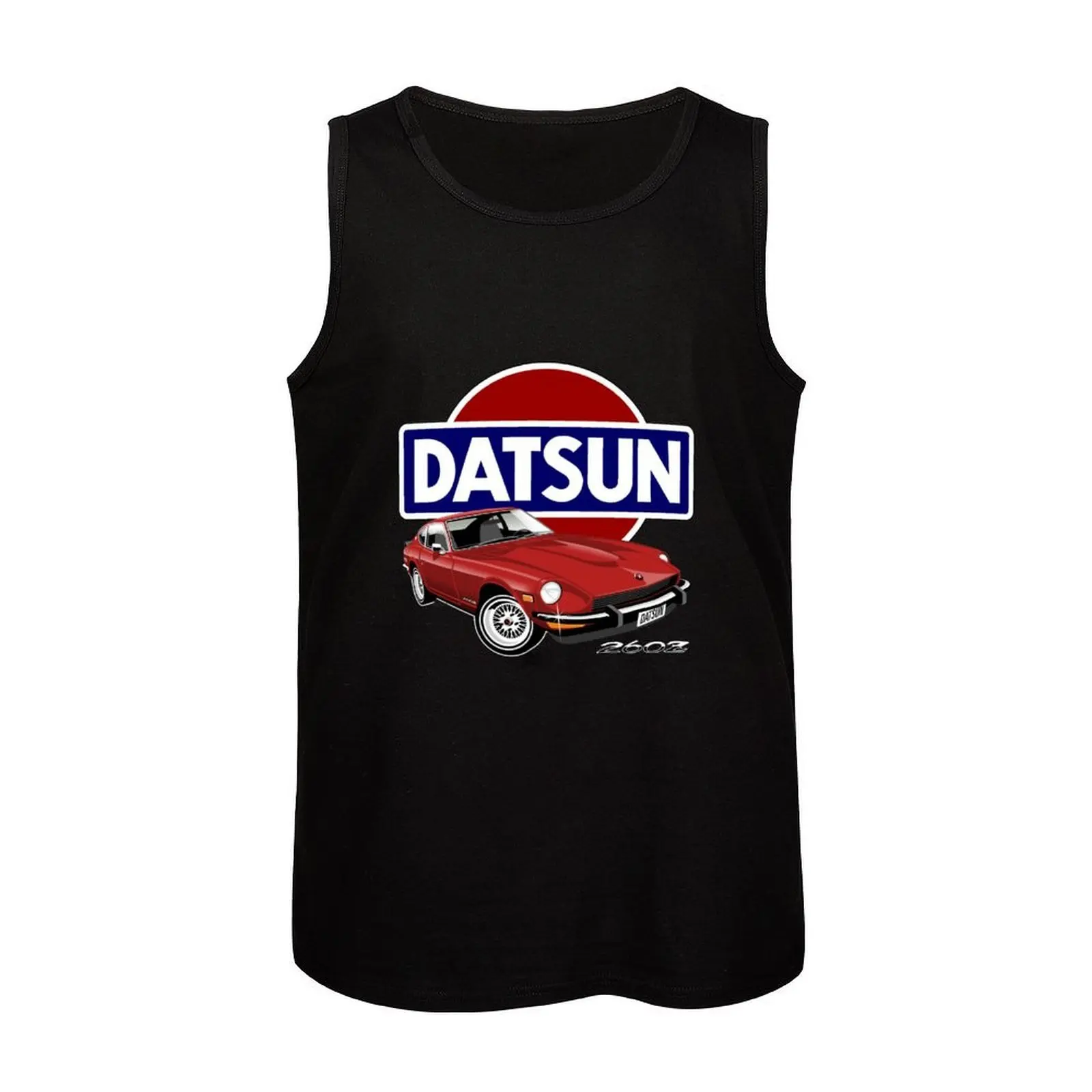 Datsun 260Z red Tank Top Everyday Casual Tank Top Lightweight Loose Shirt - view 4