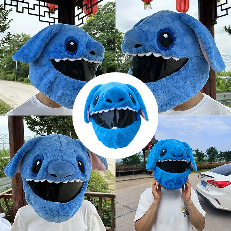 يغطي خوذة دراجة نارية ، خوذات كاملة ، قبعة الكرتون أفخم ، قضية واقية مضحك ، هدية حفلة شخصية