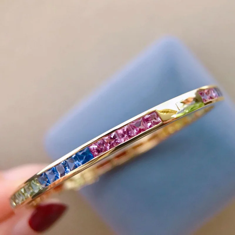 S925 Sterling Silver Bracelet Fashion Commuting Personality Design Sense Jewelry Women