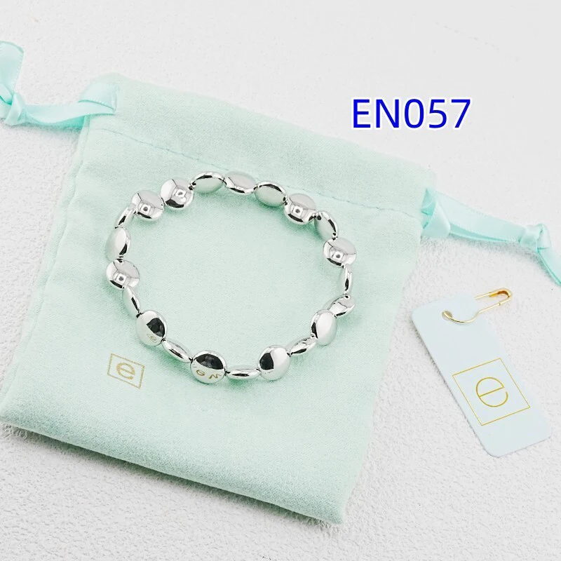 

VKVVA Fashion Jewelry Sliver-plated Flat Round Bead Bracelet for Women Birthday Gifts, Unique Gifts