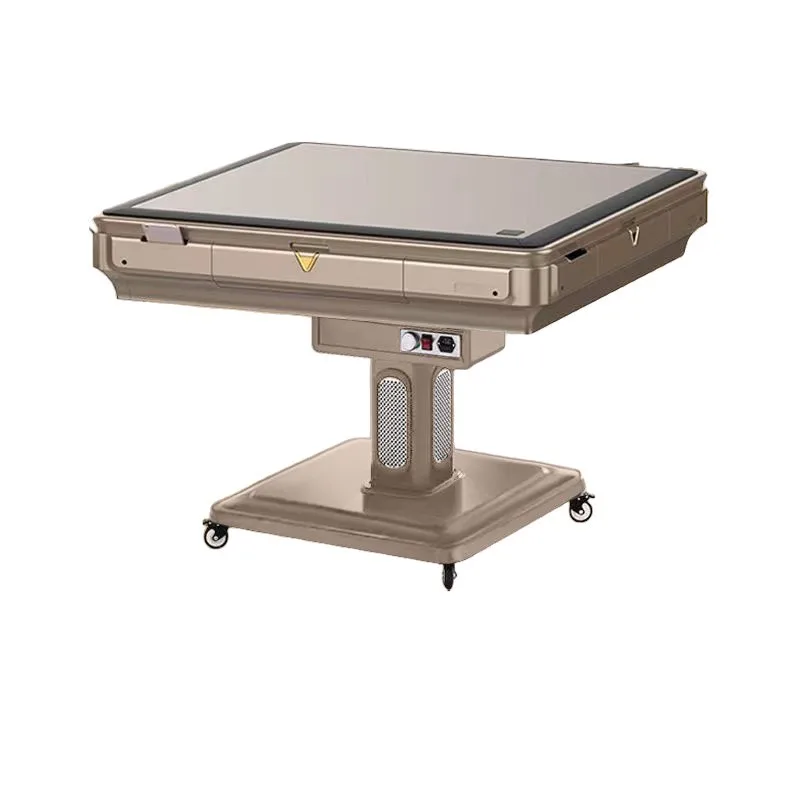 2025 new foldable movable bass automatic mahjong machine, dining table integrated dual-purpose