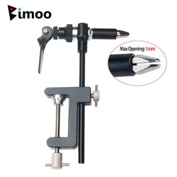 Bimoo Rotary Fly Tying Vise Tools C-clamp Tying Vise with Steel Hardened Jaw Rotating Hook Tools Tying Thread Bobbin Holder Kits