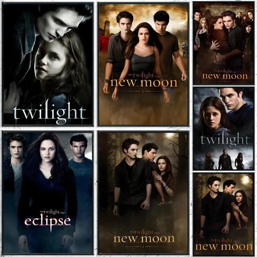 Movie T-Twilight Poster High-Quality Waterproof Wall Decal for Study, Living Room & Garage, Great Gift for Fans