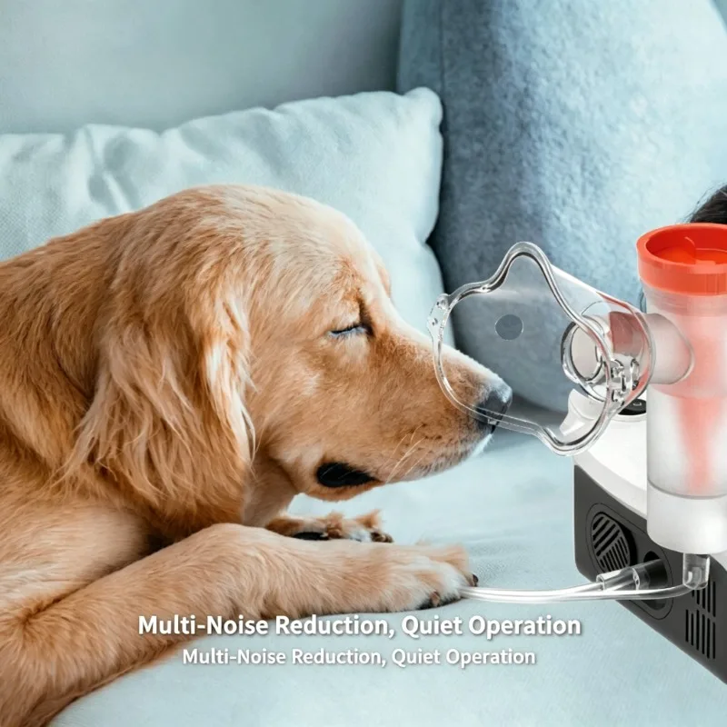 Pet Nebulizer for Cats Dogs, Electric Ultrasonic Nebulizer, Veterinary Clinic Home Use, Pet Medical Supplies