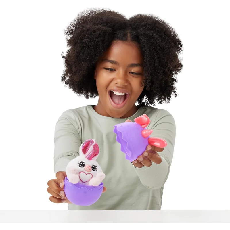 Rainbocorns Bunnycorn Surprise (2 Pack) Collectible Plush Stuffed Animal, Surprise Eggs, Stickers, Ages 3+ for Girls & Children