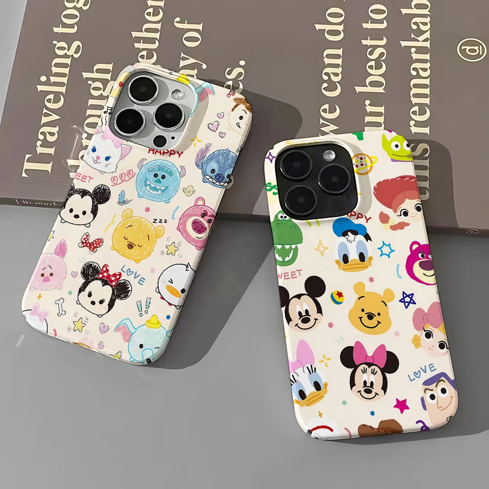 Disneies Cute Toy Story Mickey Woody Losto Phone Case for IPhone 16 15 14 13 12 11 Pro Max XS XR XSMax 6 7 8 Plus Glossy Cover