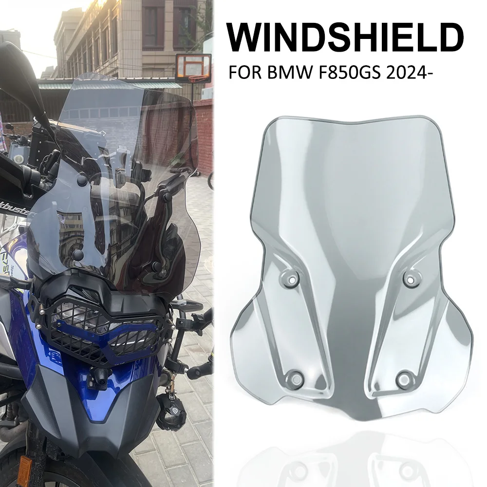 Motorcycle Parts Front Windscreen Windshield Wind Screen Shield  Protector Deflector Guard For BMW F850GS F 850 GS F850 GS 2024-