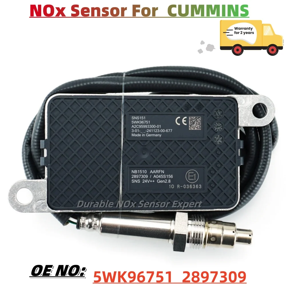 

5WK96751 2897309 New High Quality Nitrogen Oxygen Sensor Auto Motor Nox Sensor For Cummins