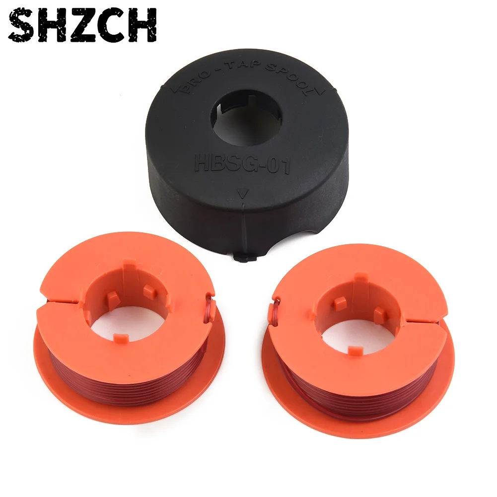 Spool 1Cover 1Head 2 Line For Bosch Pro Tap Art 23 26 30 2600 3000 Combitrim Easytrim Protap Replacement Parts