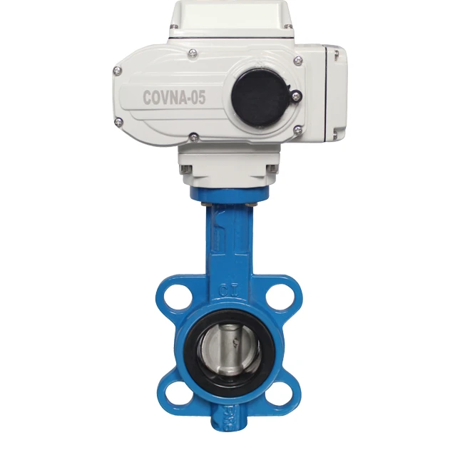 COVNA Motorized Valves Large Port DN200 DN300 DN400 DN800 Electrical Butterfly Valve For Heavy Industries