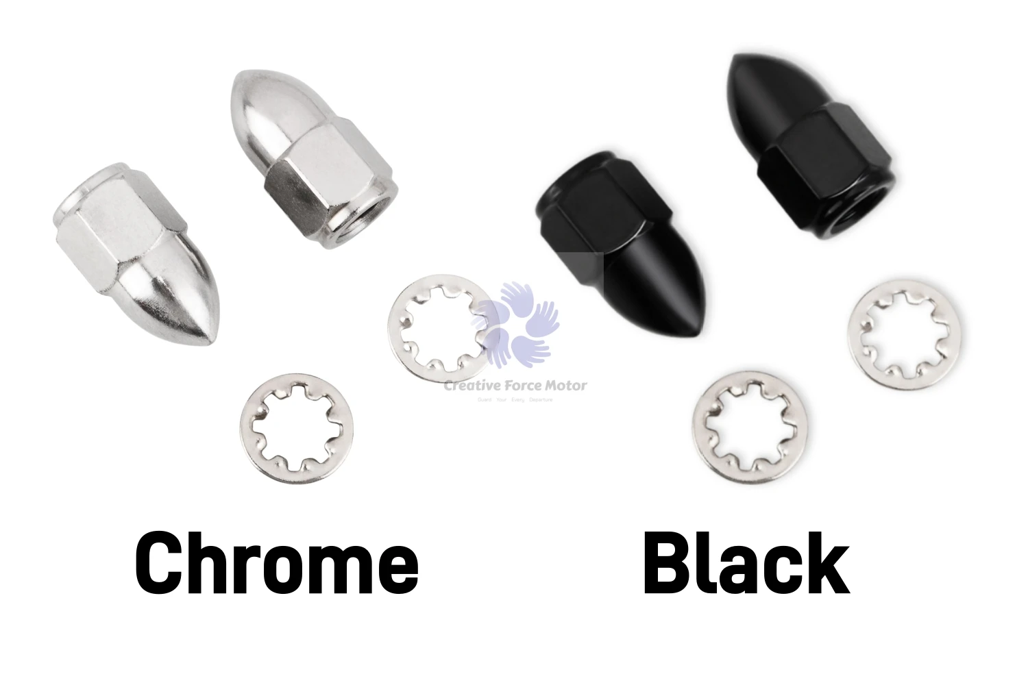 5/16"-24 Rückspiegel Mutter Motorrad Lenker Spiegel Acorn Mount Kit für Harley Sportster 1200 883 Softail Road King Dyna – Detail 2
