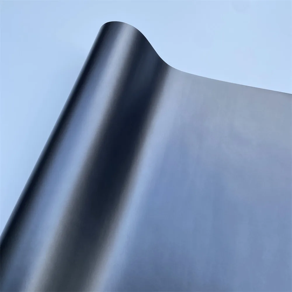 DIY Matt Chrome Metallic Vinyl Film Self Adhesive Grey Automotive Decal Car Wrapping Air-Release