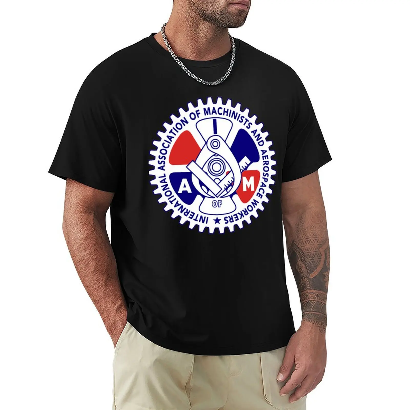 Association of Machinists and Aerospace Workers Classic T-Shirt anime t shirts for man T-Shirt