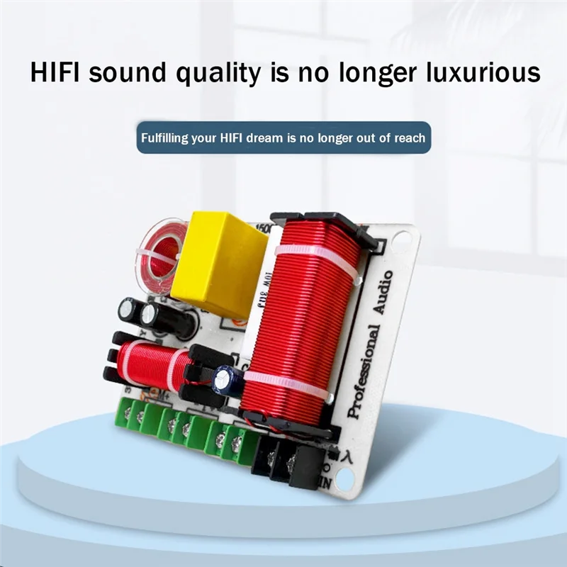 3 Way Frequency Divider Treble+Midrange+Bass HiFi Crossov Audio Frequency Divider Home Theater Speaker Frequency Divider