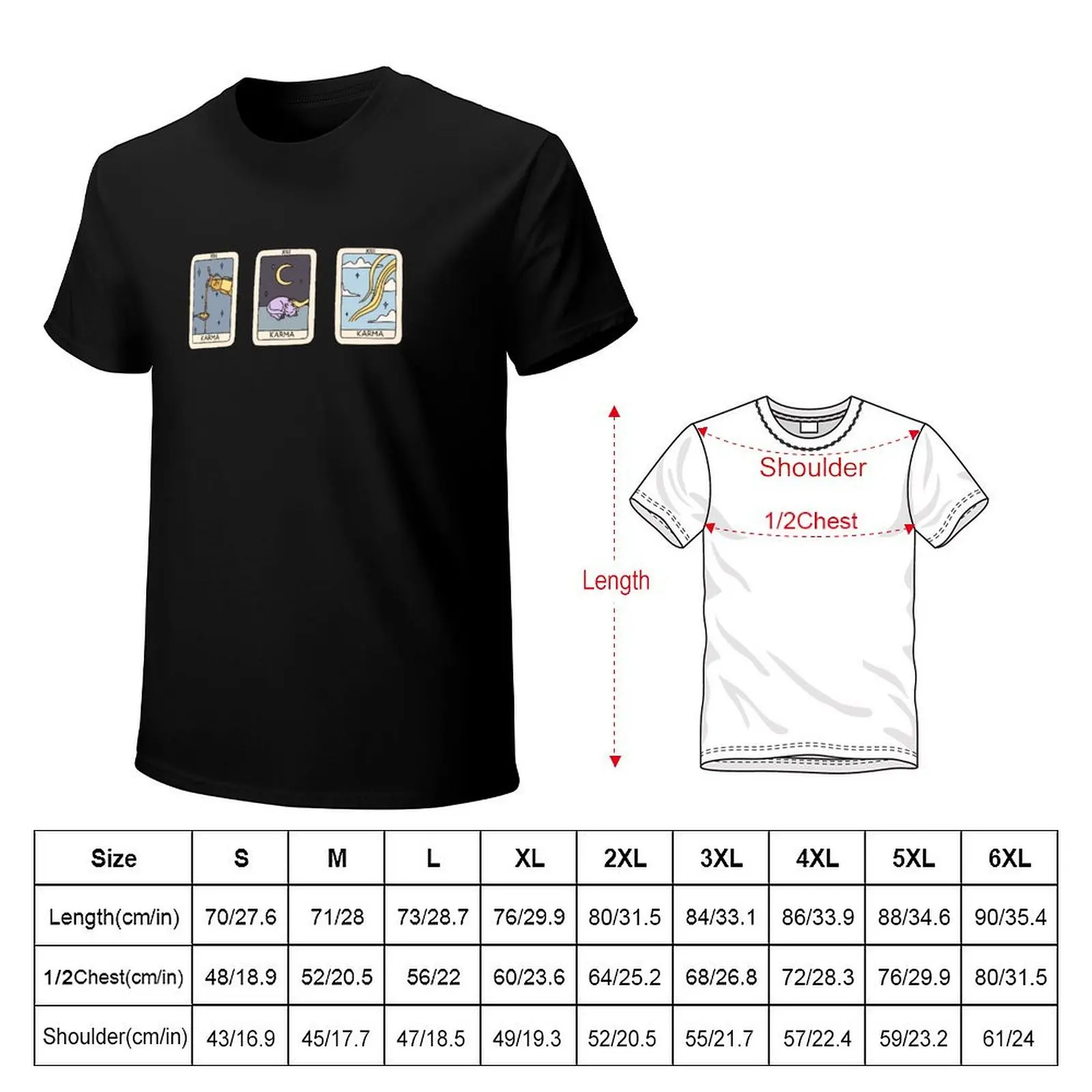 Karma Tarot Card Set T-Shirt t shirt personalised T-Shirt