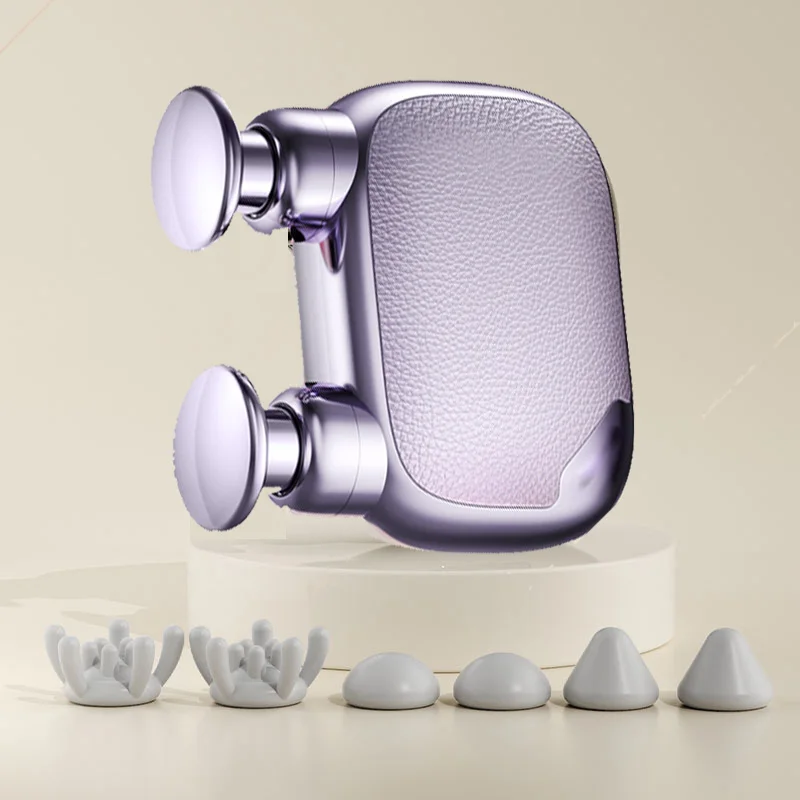 Portable Pocket Mini Fascia Gun Muscle Massager Deep Tissue Multifunctional Professional Grade Electric Massage Gun for Women