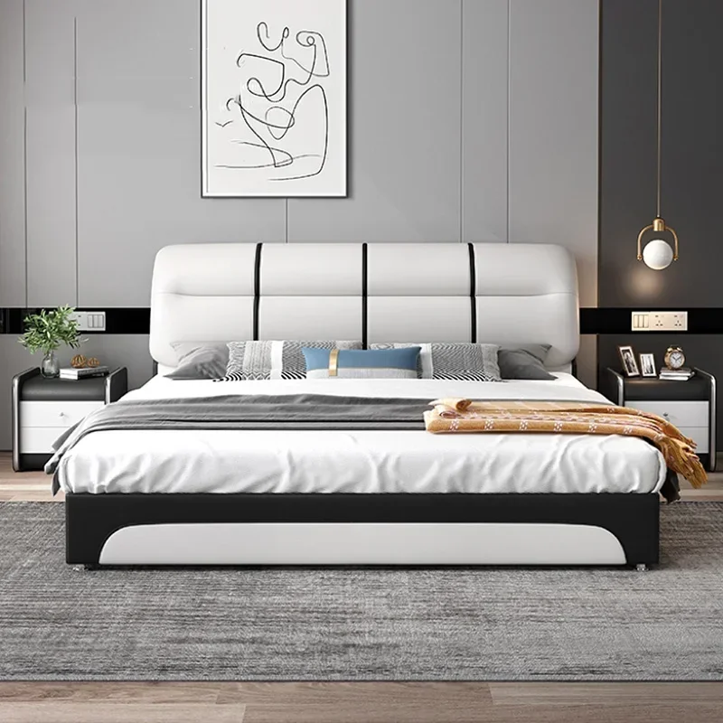 

Luxury Aesthetic Double Bed Under Storage Modern Bedroom Bed Queen Size Camas De Matrimonio Dormitorio Nordic Furniture