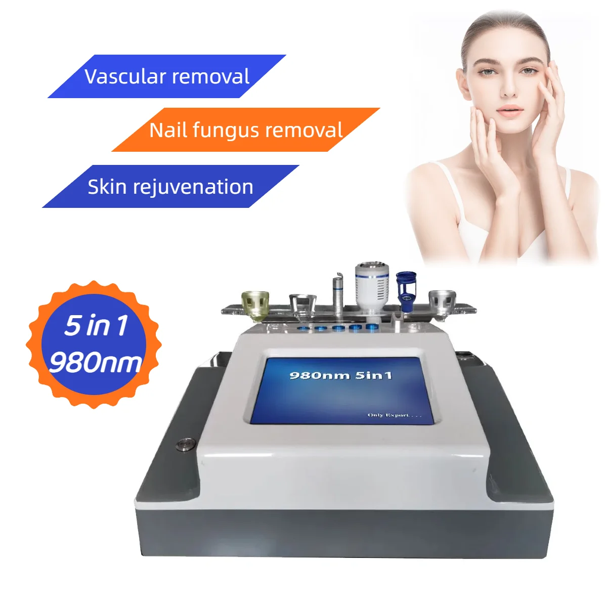 

НОВИНКА 2025 года. Новейшая диодная лазерная машина для удаления кровеносных сосудов мощностью 30 Вт и 980 нм может удалить вены и гриб ногтей.