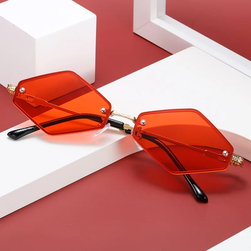 

New Fashion Small Frame Polygonal Sunglasses Women's Sunglasses