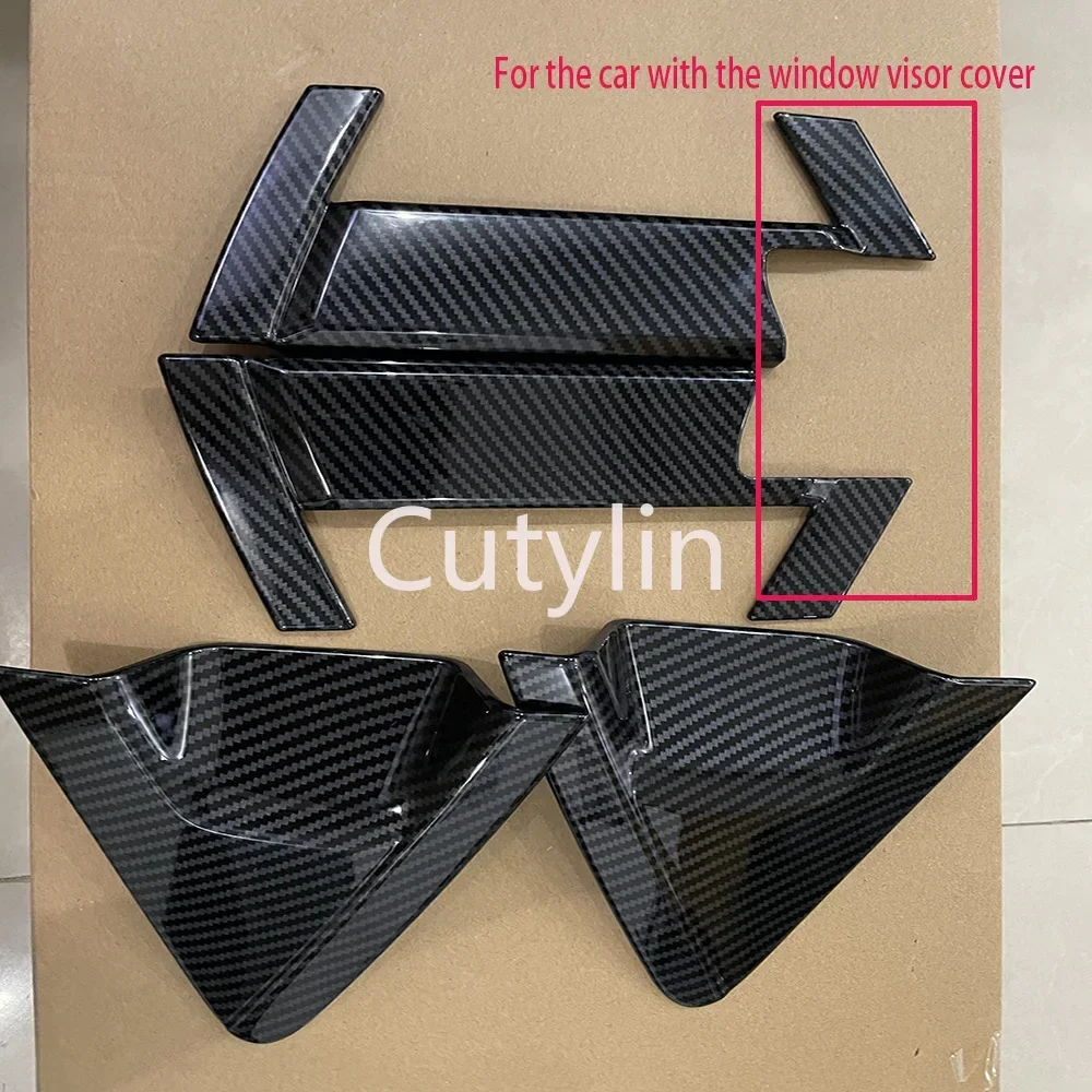 For Honda Vezel HR-V HRV 2021-2024 Chrome Carbon Fiber Rear Door Handle Bowl Protector Frame Sticker Car Styling Accessories