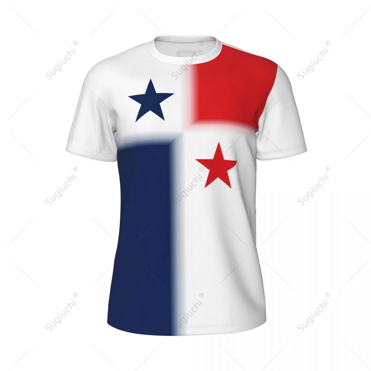 Camiseta de malla deportiva con bandera de Panamá para correr, fútbol, tenis, fútbol, camisetas de Fitness con estampado 3D personalizado