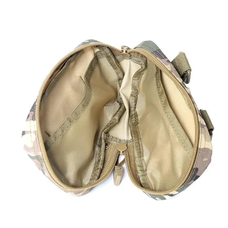 Outdoor Molle Waist Pouch Admin Map Holder Phone Case Bag Travel Camping Hiking Hunting Accessories Organizer EDC Tool Bags