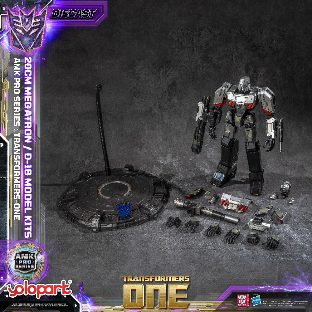 YOLOPARK transformateurs un Optimus Prime Megatron figurine 20 cm le dernier chevalier AMK PRO série Joint mobile Collection jouets