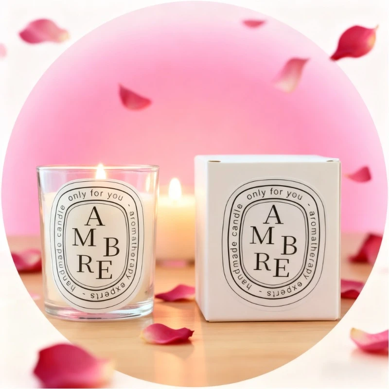 Candela profumata trasparente romantica, regalo leggero, candele aromatiche profumate, candele regalo per gli ospiti, candele nuziali, barattolo di candele