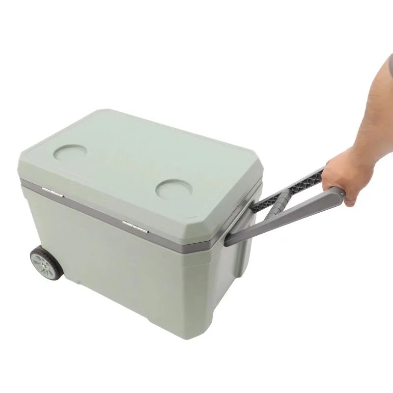 YTYINOutdoor Fridge Camper Van Portable Refrigerator RV Freezer Cooler Box 35L Fridge Without Battery